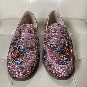 Betsey Johnson Loafers!  Beautiful bling and details 💕 Size 8.5m
